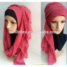 arab hot sale muslim handmade hijab with bead